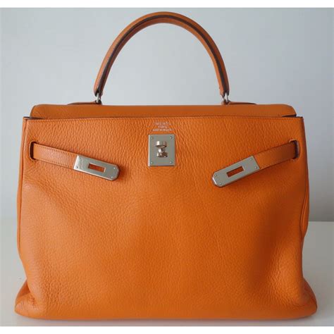 sac kelly hermes orange prix|sac Hermes kelly de seconde main.